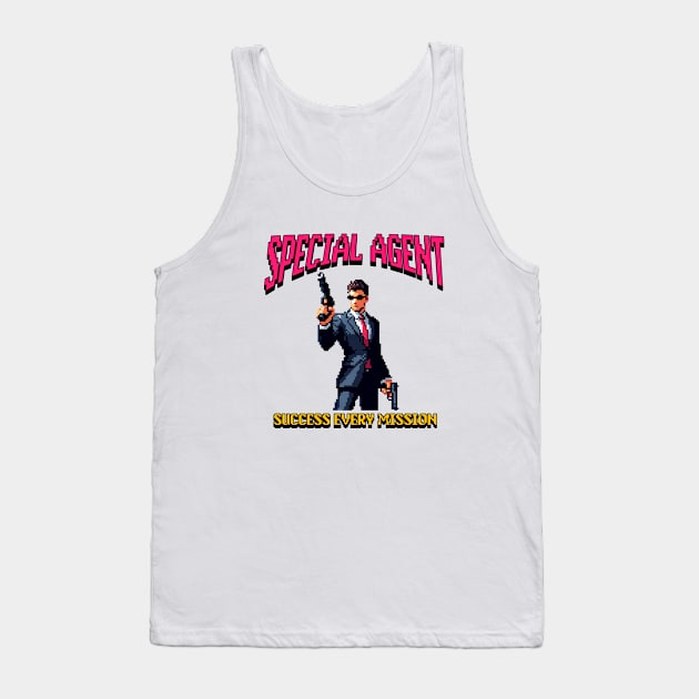 special agent man with gun Tank Top by Dracoola